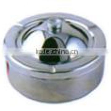 portable wholesale stainless steel round pocket custom ashtrayn with lid for hotel restaurant bar office