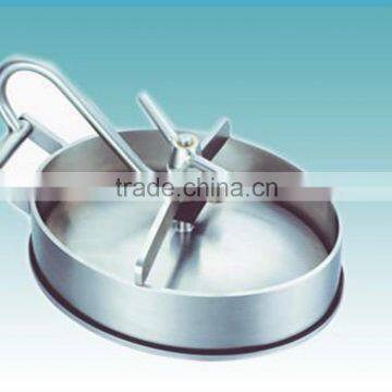 ISO certificate manufacture Sanitary Elliptical Stainless Steel 304 316L Manhole Cover