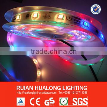 Flexible dmx rgb led strip rope light for christmas decorating(remote control)