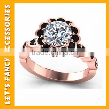 2015 Rose Gold Plated Ring , Engagement Stone Ring PGRG0052