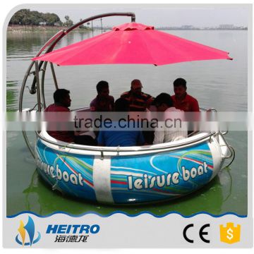 HEITRO Theme park equipment boat for amusement BBQ leisure boat (6 persons type)