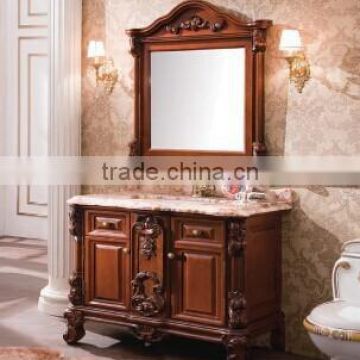 Luxury villa bathroom art cabinet bathroom furniture classic bathroom vanity