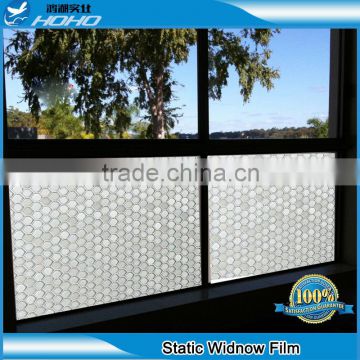 Durable in use decorative stained static cling glass window film BZ141-001