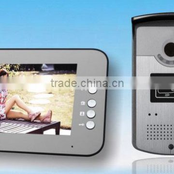 hotsale 8" video door phone intercom system support ID card unlcoking