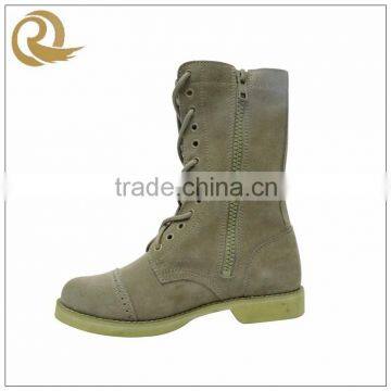 Fashion men dress high quality genuine leather army commando military boots