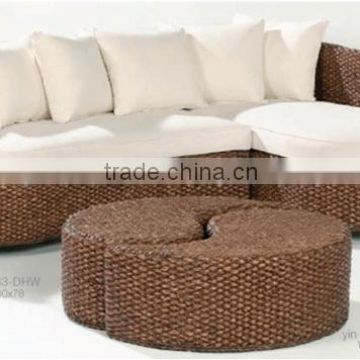 Hafl moon chair with cushion	300x150x85