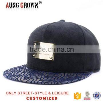 design custom made your own flat brim 5 panel cap