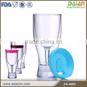 Timely Service China Factory 10oz wine tumbler with lid