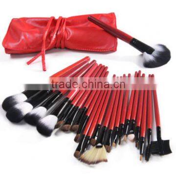 red 32pcs Makeup Brush Eyebrow Shadow Cosmetic Brush Set