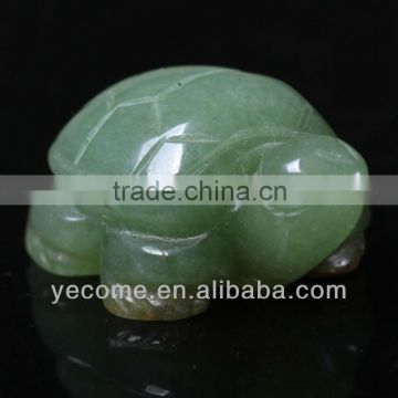 Lovely Green Aventurine Tortoise for Baby Party Decoration