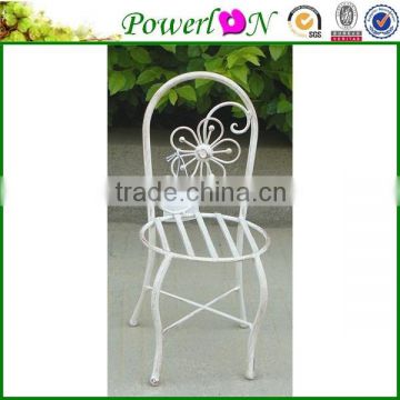 Vintage Antique Novelty Metal Decorative Wrough Iron Chair Shape Garden Flower Planters For Patio TS05 G00 X00 PL08-5849