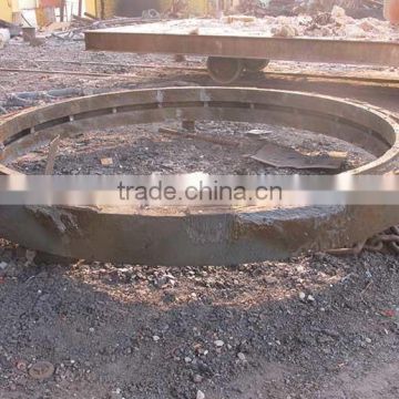 Alloy carbon steel cast rotary kiln tyre riding ring for cement machinery