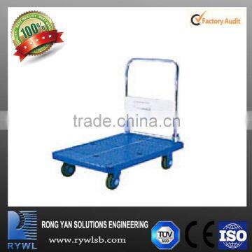 stainless steel trolley featured folding hand trolley