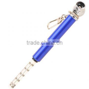 Mini type,courful easy to take and read pencil tire gauge pressure gauge