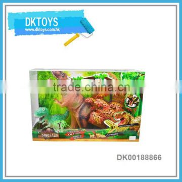 Popular Gift Toy Set Vinyl Dinosaur Cheap Rotocast Plastic Toys