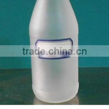 250ml milk glass bottle with metal cap