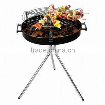 simply equipped charcoal bbq grill adjustable height bbq