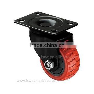 2015 Newest Top Plate Adjustable PVC Hardware Caster Wheel