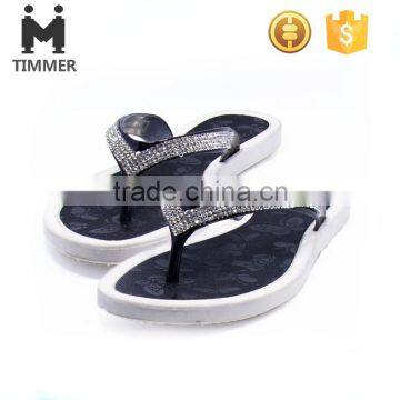 wholesale hottest design slippers black flipflops beach shoes for men