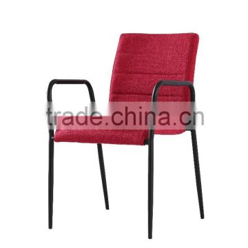 fabric and iron leg dining chair , new design dining chair DC9002-1