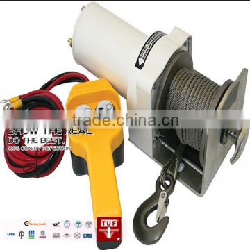 Single-drum pneumatic winch for ship