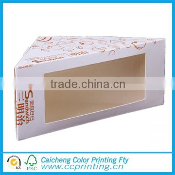 2016 Newest design custom triangle box packaging for food