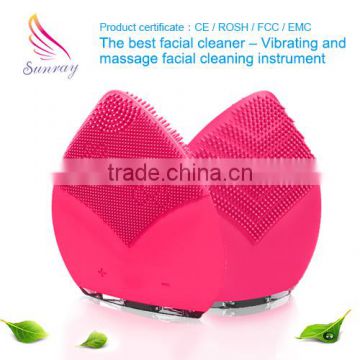 Alibaba seller black head removal instrument silicone facial cleansing brush face mask massager