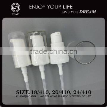 18mm hot sale plastic transparent lotion pump