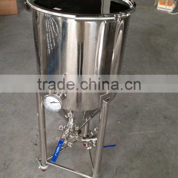 Customize 304,316L stainless steel high quality 100l beer fermenter