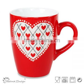 Factory direct wholesale silk screen coffee cup and bowl
