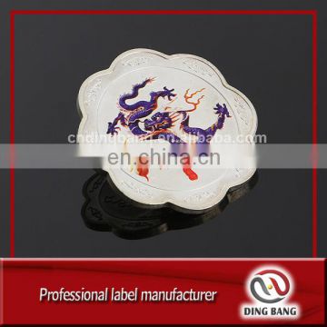 OEM Metal Crafts Factory Professional Sublimation Logo And Funny Flower Shape Embossed Custom Souvenir Coin