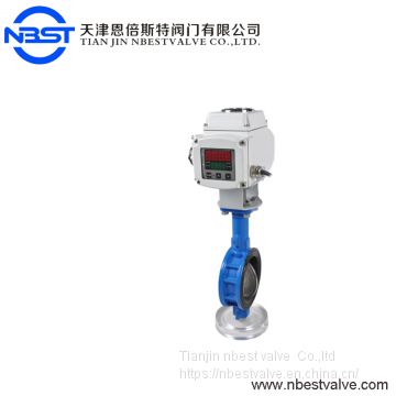 6 Inch Wafer Type Motorized Butterfly Valve Water Flow Control Valve