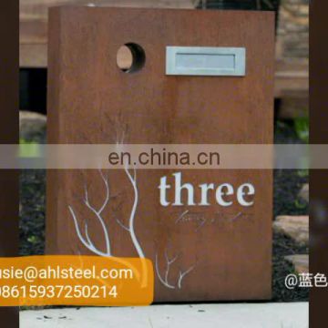 Free standing rustproof outdoor parcel small letter box