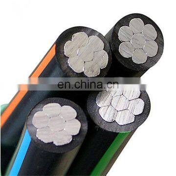 Quadruplex 4AWG 1350-H16/H26 aluminum conductor XLPE insulation URD cable