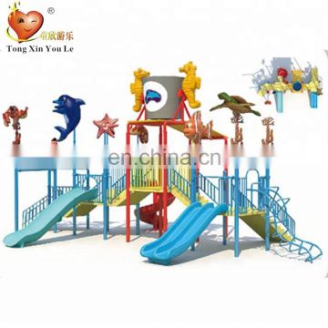 Hot sale outdoor playground ocean theme water slides for sale TX-5085C