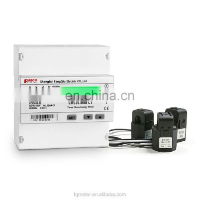 EM535-Mod CT 330mV ac input 3 phase 4 wire rs485 modbus energy meter