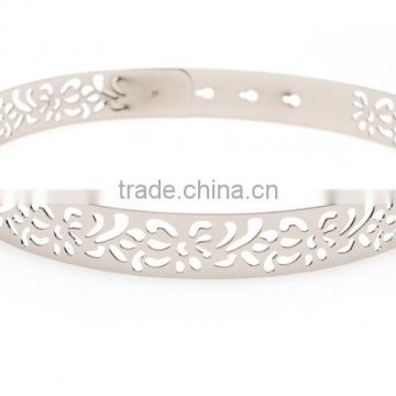 C58143S Wholesale factory cheap fashion hollow out ladies metal belts