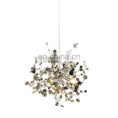 Creative Art Chandelier Living Room Coffee Shop Bar LED Hanging Light Decor Cash Cow Led Pendant Lamp