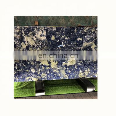 Luxury blue stone marble  slabs for luxury hotel inner decoration