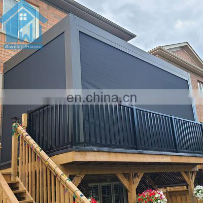 Electric Roof Waterproof Louver Automatic Pergola Aluminum Pergola