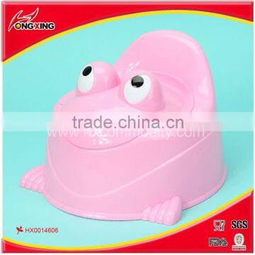 Frog shape kids toilet used pp potty chair/baby potty stools