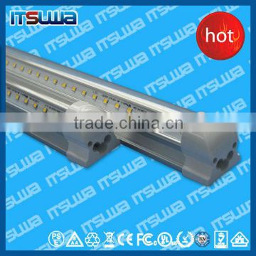 High brightness V-shaped 230 degree wide beam angle T8 18W led integrated 4ft V-shaped led integrated tube cooler light v-tube