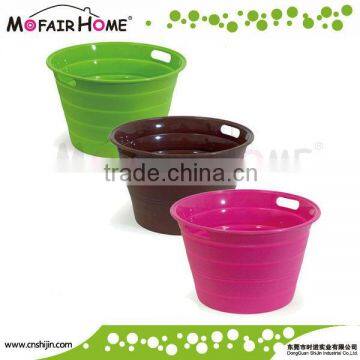 Kitchenware essential foldable round silicone buckets