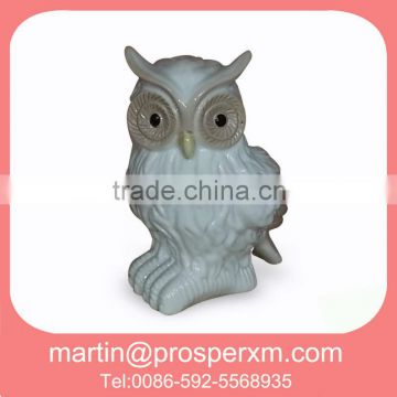 Porcelain Night Owl Decor,Ceramic Owl ,Ceramic Owl Decoration