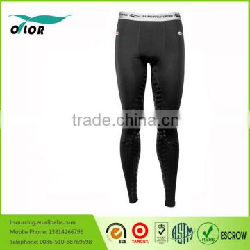 Compression Tights Men Running Pants Exercise Tight black and white