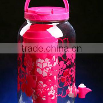 3.8L Plastic fruit juicy jar BPA FREE