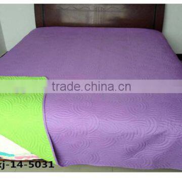 High quality two color twin size ultrasonic air condition quilt
