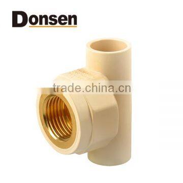 BRASS THREADED FEMALE TEE(CPVC ASTM D2846)