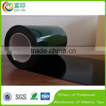 Black PE Foam Tape with Green Film