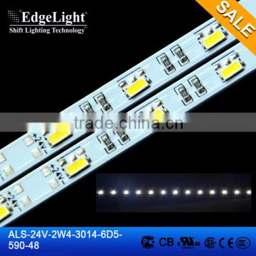 Edgelight Aliminum energy led light bar ALS-24V-2W4-3014-6-590-48 dropship